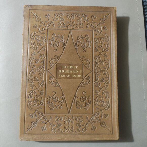 Elbert Hubbards Scrap Book 1927 Leather Bound By Roycrofters - Picture 6 of 16